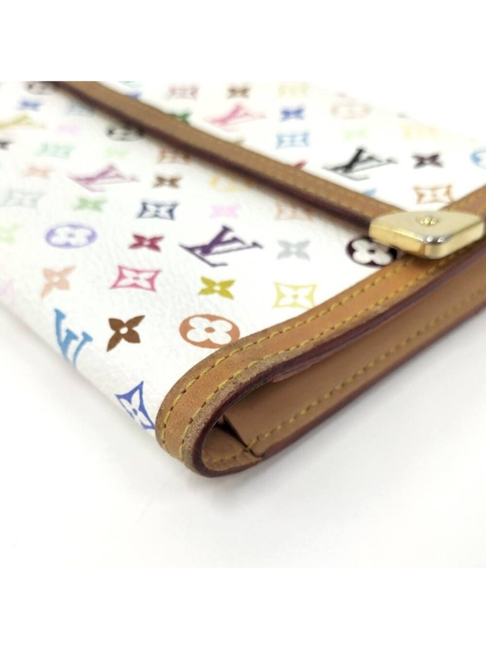 ★SOLD★ Louis Vuitton Porto Tresor International Wallet Monogram Multicolor - Picture 4 of 10